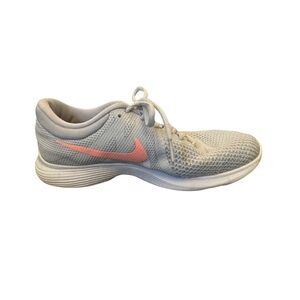 Nike Revolution Pure Platinum Tennis Shoes in Grey/Pink Women’s Size 8
